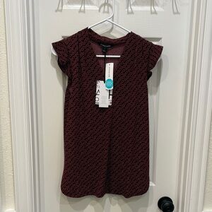 41 Hawthorn Burgundy Patterned Blouse